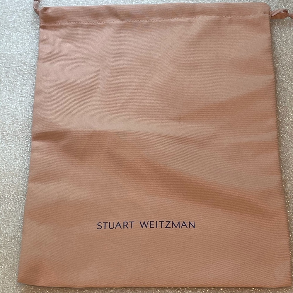 pale pink Stuart Weitzman dust bag dustbag